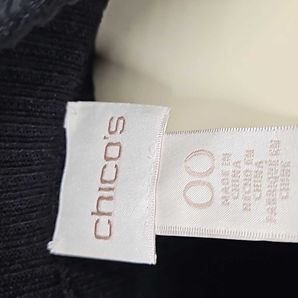 Chico's Marielle Mock Neck Top - Picture 6 of 9